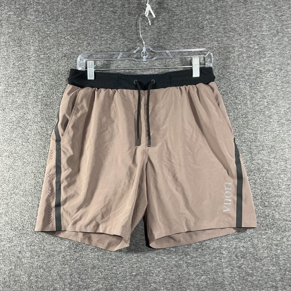 Vuori Other - Vuori Domain Performance Shorts Mens Small Lined Lightweight Fossil Brown